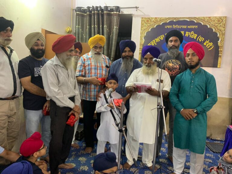 Read more about the article ਚਰਨਛੋਹ ਪ੍ਰਾਪਤ ਇਤਿਹਾਸਕ ਅਸਥਾਨ ਗੁਰਦੁਆਰਾ ਚਰਨ ਕੰਵਲ ਸਾਹਿਬ ਵਿਖੇ ਚਰਨ ਪਾਵਨ ਦਿਵਸ ਸਬੰਧੀ ਸਮਾਗਮਾਂ ਦੀ ਲੜੀ ਜਾਰੀ