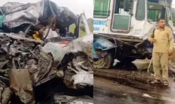 Read more about the article ਹਰਿਆਣਾ ‘ਚ ਬੱਸ ਅਤੇ ਕਰੂਜ਼ਰ ਦੀ ਟੱਕਰ, 7 ਲੋਕਾਂ ਦੀ ਮੌਤ