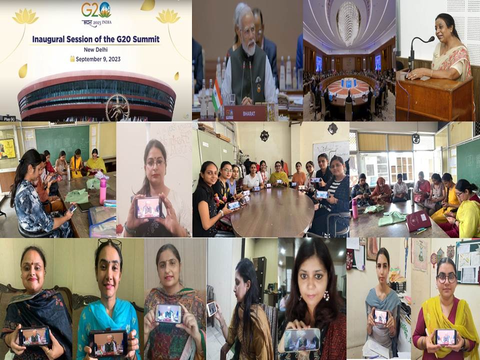 You are currently viewing एच.एम.वी. की इनोवेशन काउंसिल के सदस्यों ने जी-20 के उद्घाटन समारोह में लिया भाग