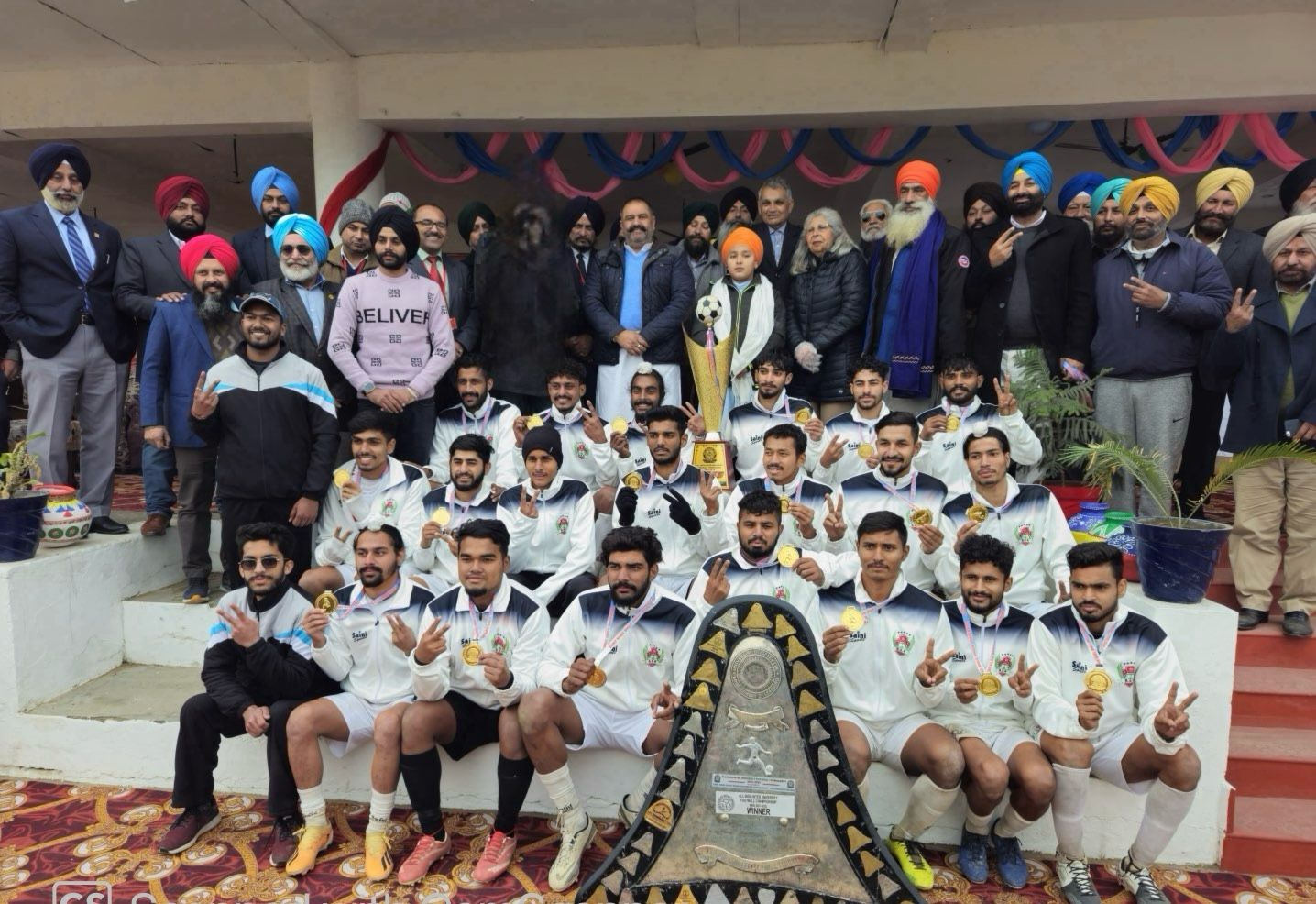 Read more about the article ਸੰਤ ਬਾਬਾ ਭਾਗ ਸਿੰਘ ਯੂਨੀਵਰਸਿਟੀ ਜਲੰਧਰ ਵਿਖੇ ਆਲ ਇੰਡੀਆ ਇੰਟਰ ਯੂਨੀਵਰਸਿਟੀ ਫੁੱਟਬਾਲ ਟੂਰਨਾਮੈਂਟ ਸਮਾਪਤ