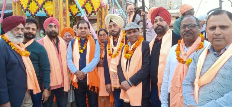 Read more about the article ਗੜ੍ਹਾ ਵਿਖੇ ਸ੍ਰੀ ਗੁਰੂ ਰਵਿਦਾਸ ਜੀ ਦੇ ਪ੍ਰਕਾਸ਼ ਦਿਵਸ ਤੇ ਸਜਾਈ ਸ਼ੋਭਾ ਯਾਤਰਾ: ਖਾਲਸਾ