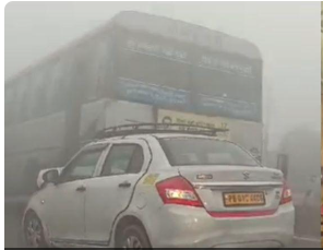 Read more about the article ਸੰਘਣੀ ਧੁੰਦ ਕਾਰਨ ਪੀਆਰਟੀਸੀ ਦੀ ਬੱਸ, ਟਰੱਕ ਅਤੇ ਆਈ-20 ਗੱਡੀ ਵਿਚਾਲੇ ਹੋਈ ਭਿਆਨਕ ਟੱਕਰ