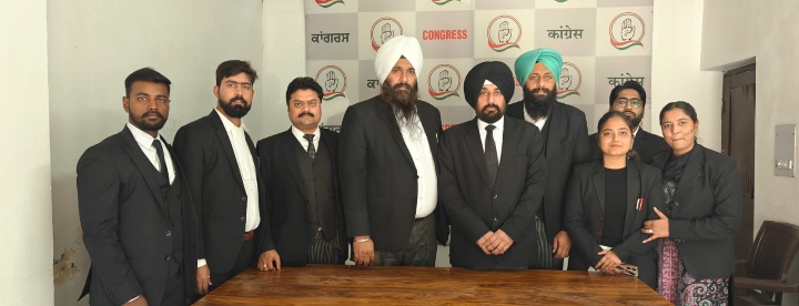 Read more about the article ਕਾਂਗਰਸ ਦੇ ਲੀਗਲ ਸੈੱਲ ਦੀ ਹਰ ਤਰ੍ਹਾਂ ਦੀ ਕਾਨੂੰਨੀ ਸਹਾਇਤਾ ਲਈ ਜਿੰਮੇਵਾਰੀ ਲਗਾਈ