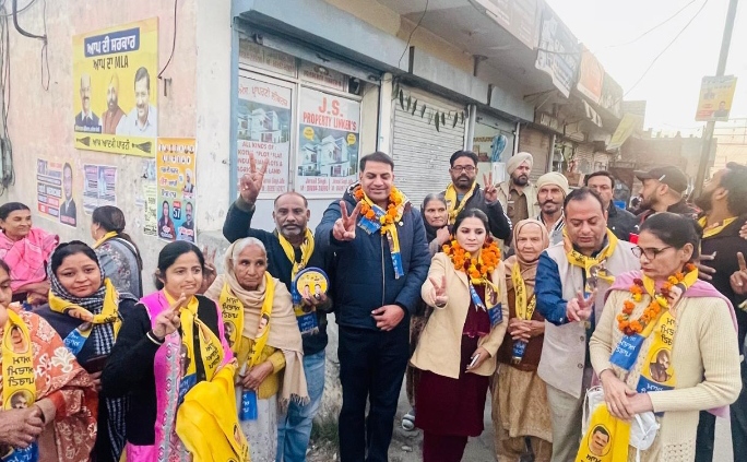 Read more about the article अतुल भगत ने आप प्रत्याशियों के हक में चुनाव प्रचार किया