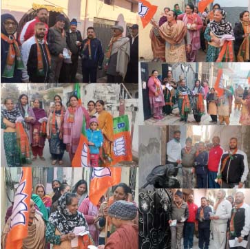 Read more about the article वार्ड नंबर 17 में सत्या देवी ने डोर टू डोर किया प्रचार