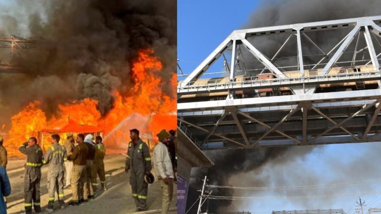 Read more about the article महाकुंभ के मेला क्षेत्र गीता प्रेस गोरखपुर के शिविर में लगी आग