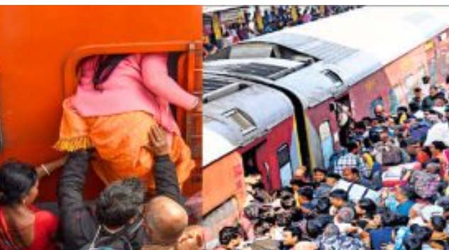 Read more about the article श्रद्धालुओं की भीड़ से पटना जंक्शन पर हड़कंप, ट्रेनों में सीट के लिए मारामारी