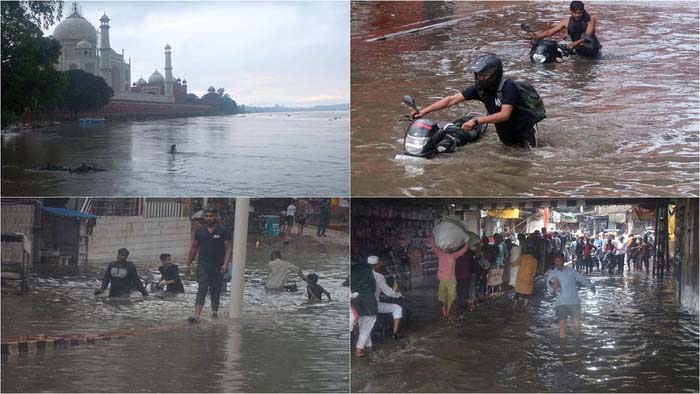 Read more about the article ताजमहल तक पहुंचा यमुना का पानी…खतरे का निशान हुआ पार