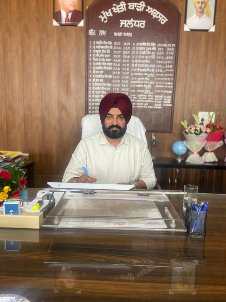 Read more about the article ਡਾ. ਜਸਵਿੰਦਰ ਸਿੰਘ ਨੇ ਮੁੱਖ ਖੇਤੀਬਾੜੀ ਅਫ਼ਸਰ ਵਜੋਂ ਅਹੁਦਾ ਸੰਭਾਲਿਆ