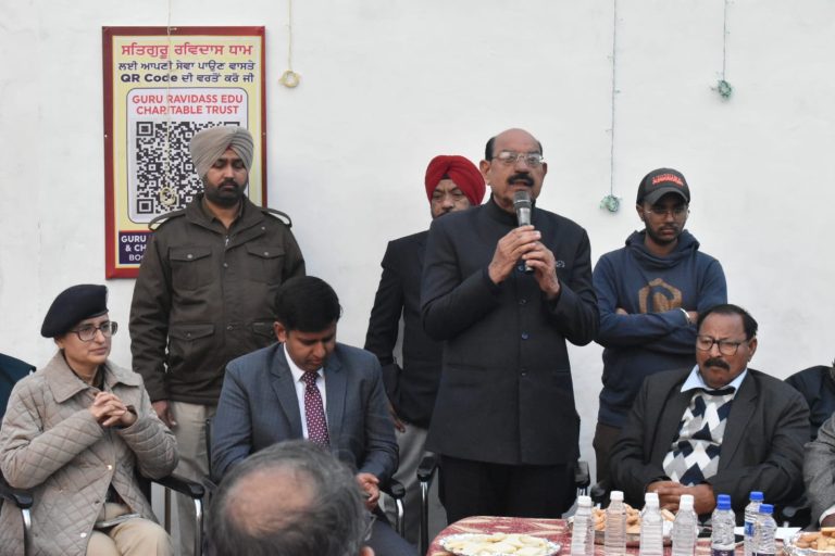 Read more about the article ਪੰਜਾਬ ਸਰਕਾਰ ਸਤਿਗੁਰੂ ਰਵਿਦਾਸ ਮਹਾਰਾਜ ਜੀ ਦੇ ਪ੍ਰਕਾਸ਼ ਉਤਸਵ ਨੂੰ ਪੂਰੀ ਸ਼ਰਧਾ ਨਾਲ ਮਨਾਉਣ ਲਈ ਵਚਨਬੱਧ : ਮੋਹਿੰਦਰ ਭਗਤ