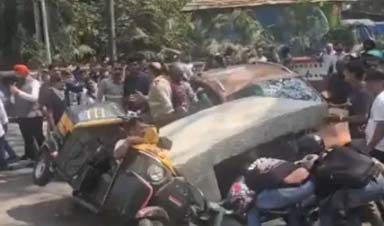 Read more about the article ਮੁੰਬਈ ਦੇ ਮੁਲੁੰਡ ‘ਚ ਮੈਟਰੋ ਪਿੱਲਰ ਦਾ ਡਿੱਗਿਆ ਸਲੈਬ