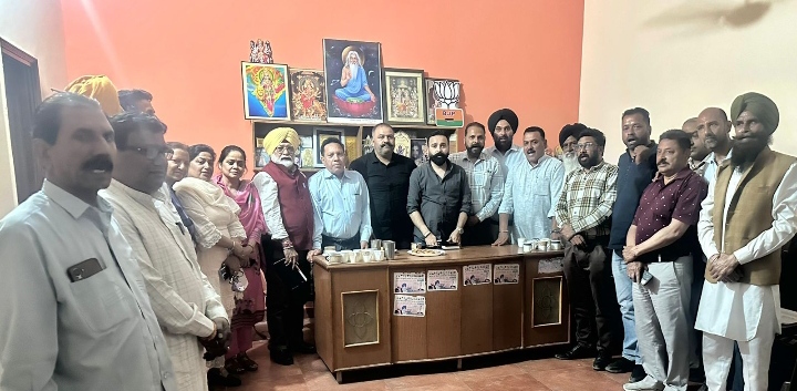 अमित शाह की रैली को लेकर जालंधर वेस्ट में मीटिंग