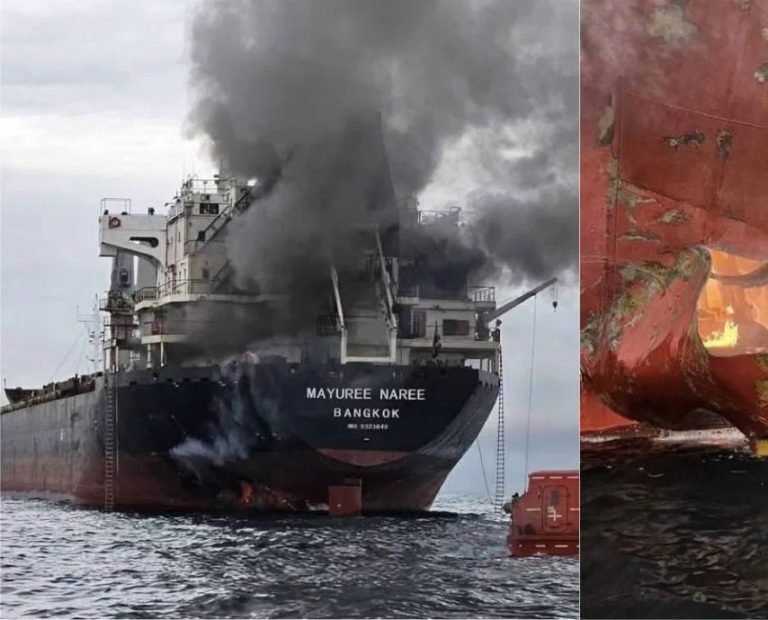 Read more about the article ਥਾਈਲੈਂਡ ਦੇ ਕਾਰਗੋ, ਮਯੂਰੀ ਨਾਰੀ, ‘ਤੇ ਹੋਰਮੁਜ਼ ਸਟ੍ਰੇਟ ਵਿੱਚ ਹਮਲਾ