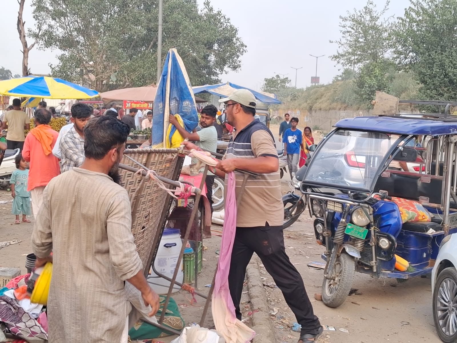 ਟ੍ਰਾਂਸਪੋਰਟ ਨਗਰ ਚੌਕ ਅੰਡਰਪਾਸ ‘ਤੇ ਇੱਕ ਵੱਡੀ ਨਾਜਾਇਜ਼ ਕਬਜ਼ੇ ਵਿਰੋਧੀ ਮੁਹਿੰਮ ਚਲਾਈ