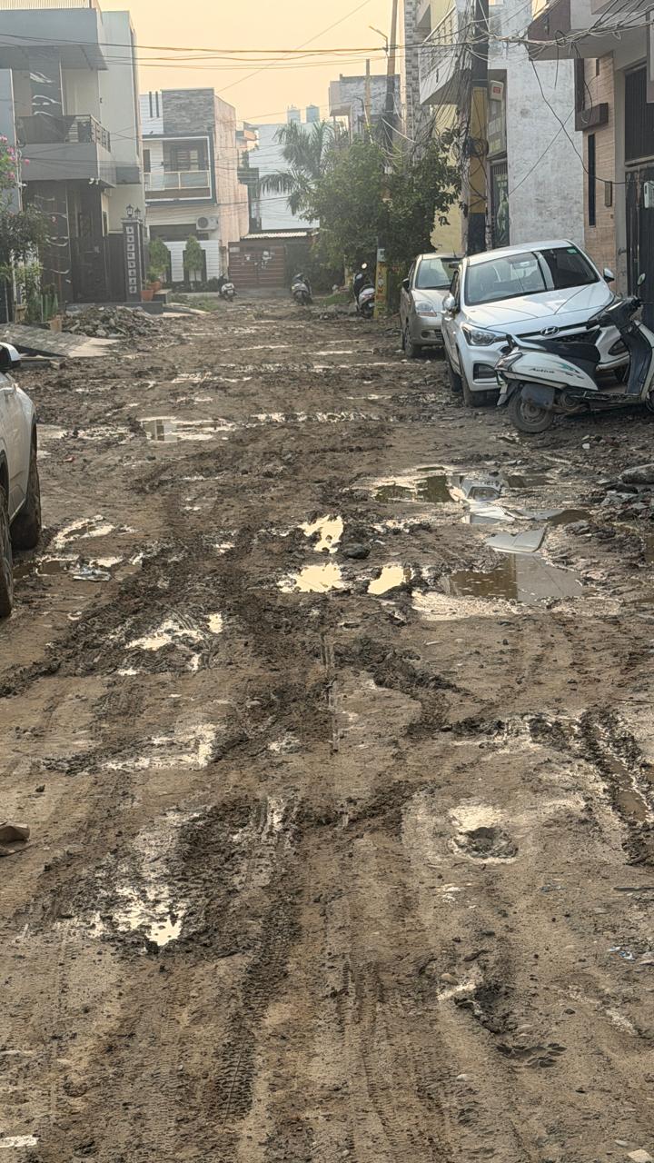 बदहाल सड़क और बिजली की समस्या से परेशान*पार्षद पर फोन न उठाने का आरोप