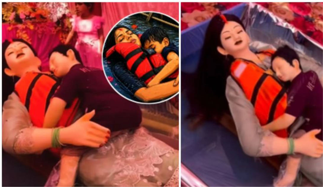 ਦੁਰਗਾ ਪੂਜਾ ਪੰਡਾਲ ’ਚ ਮਾਂ-ਪੁੱਤ ਦੇ ਆਖ਼ਰੀ ਜੱਫ਼ੀ ਵਾਲੇ ਦਿਲ-ਕੰਬਾਊ ਦ੍ਰਿਸ਼ ਨੇ ਕੀਤਾ ਸਭ ਨੂੰ ਭਾਵੁਕ